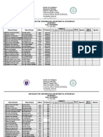 Cadaloria High School: Checklist For Distribution and Retrieval of Modules Quarter 2