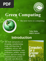 Green Computing: The Next Wave in Computing