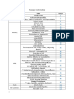 Carson T&E Outline