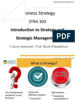What Is Strategy and Evolution