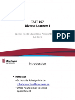 Module 1 Inclusive Education Lecture 1 & Introduction - Online