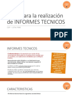 Guia para La Realización de Informes Tecnicos