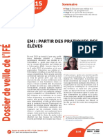 Emi: Partir Des Pratiques Des Élèves