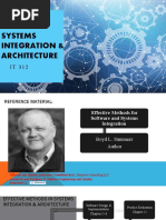 Systems Integration & Architecture