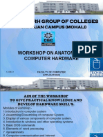Workshop On Anatomy of Computer Hardware
