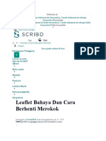 Leaflet Bahaya Dan Cara Berhenti Merokok - PDF