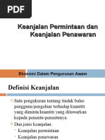 Keanjalan Permintaan & Keanjalan Penawaran