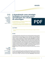 A Dramatização Como Estratégia Facilitadora No Processo Ensino Aprendizagem Dos Estudantes de Enfermagem