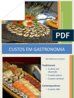 Métodos de custeio em gastronomia