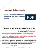 Propriedades Mecânicas - Ensaios para Engenharia