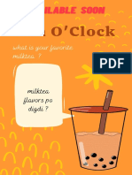 Orange Favorite Smoothie Answer With Emojis Engagement Quiz Instagram Story