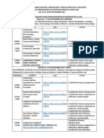 Cronograma 17 y 18 de Nov Para Participación Estudiantes Facultades Congreso Redu