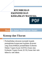 Pertumbuhan Ekonomi Dan Kebajikan Masyarakat