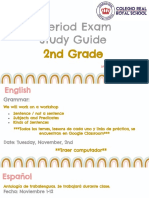 2nd I Period Exam Guide