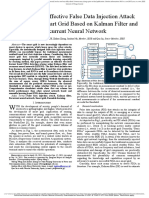 KFRNN An Effective False Data Injection Attack Detection in Smart Grid Based On Kalman Filter and Recurrent Neural Network