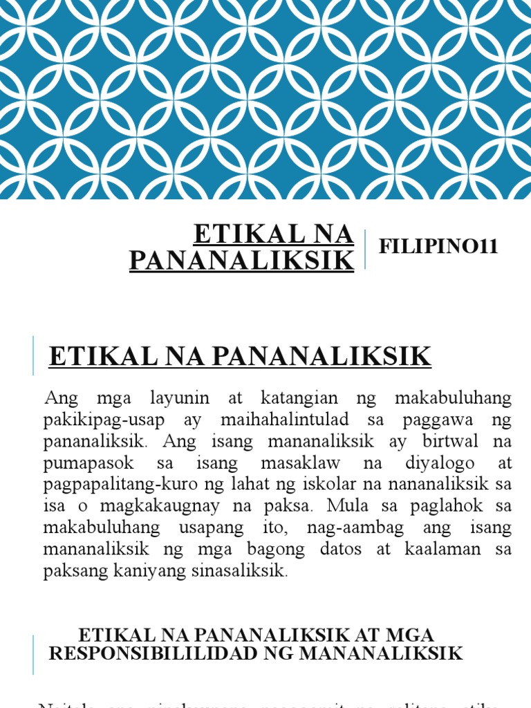 Week 8-9 Pagbasa at Pagsusuri | PDF