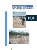 Informe Final Del Estudio Topografico Del Canal Shanusi y de La Bocatoma