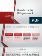 Unidad I. Obligaciones II Pucmm