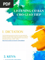 Listening Cơ Bản Cho Giao Tiếp