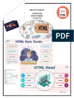 The Set School Computer HTML Forms Class Vii