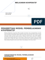 Model Pembelajaran Kooperatif: Kelompok