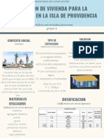 Póster Alternativa de Vivienda Huracan Iota en Providencia