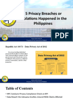 5 Privacy Breaches in the Philippines