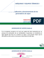 SEMANA 6 Clasificación y Funcionamiento de Los Generadores de Vapor