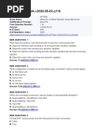 MikroTik MTCNA v2020-05-02 q116