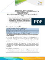 Guía de Actividades y Rúbrica de Evaluación - Fase 4 - Elementos de Protección Personal y Etiquetas de Los Productos para Protección de Cultivo