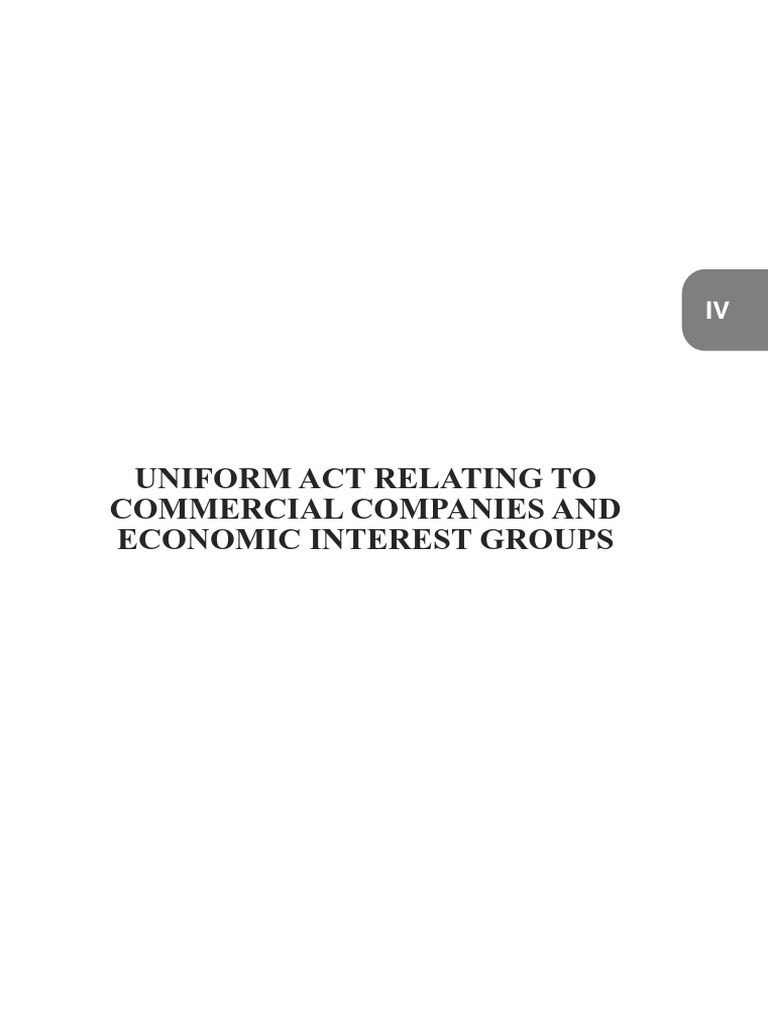 OHADA Uniform Act 1997 Commercial Companies PDF Board Of Directors Bonds (Finance)
