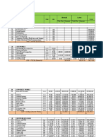 Bill of Quantities Construction Materials List