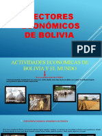 Sectores económicos Bolivia