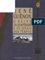 O Reino Da Quantidade e Os Sinais Dos Tempos, René Guénon