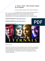 【ASSISTIR HD】 ▷ Eternos 【2021】 Filme (Eternals) Completo Dublado Online Grátis em Portuguêse