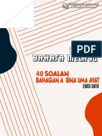 Edisi Satu 40 Soalan Bahagian A Bina Lima Ayat Bahasa Melayu Tahap 21