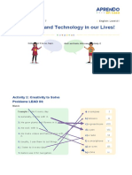 Inventions and Technology in Our Lives!: Activity 2: Creativity To Solve Problems LEAD IN