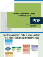 Strategy, Organization Design, and Effectiveness