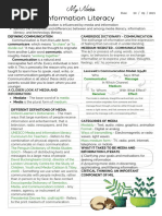 Media and Information Literacy: Cambridge Dictionary - Communication