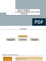 Pms Tutorial Dynamic Programming (Lecture Week 8)