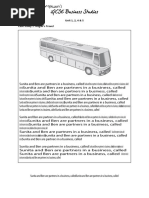 iGCSE Business Studies: Unit 1, 2, 4 & 5 Case Study 1: Hugan's Travel