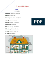 House Vocabulary Topic - Từ vựng chủ đề nhà cửa
