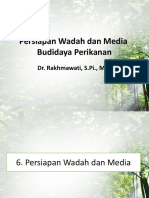 Persiapan Wadah Dan Media Budidaya