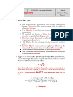 Aerospace Materials Quiz 1