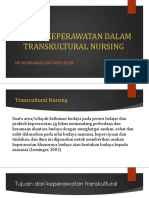 Proses Keperawatan Dalam Transkultural Nursing
