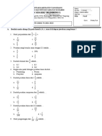 Soal Matematika Kelas 5 Pts 1 2021