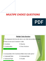 Multipe Choice Qustions