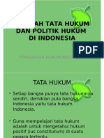Sejarah Tata Hukum Di Indonesia