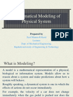 Mathematical Modeling of Different Systems