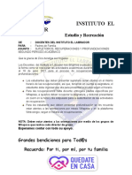 Circular de Recuperaciones para Padres de Familia